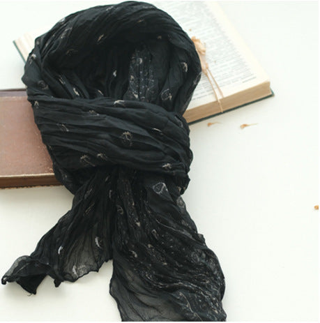 New Shawl Cotton Linen Cashew Printing Scarf For Women
